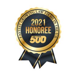 Fastest Growing Law Firms in the US 2021 Honeree
