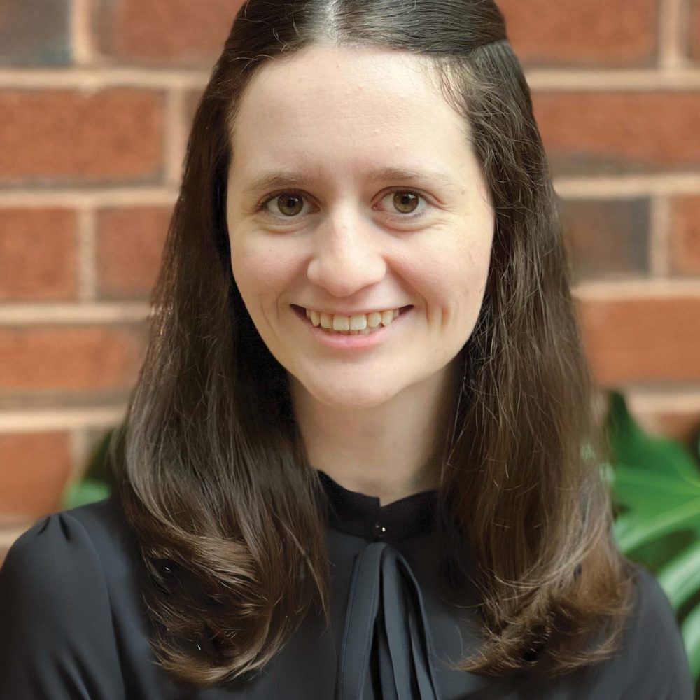 Shannon Carew, Client Services Coordinator, pictured with a welcoming smile, representing The Parents Estate Planning Law Firm.